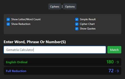 Gematria Calculator Preview image 0