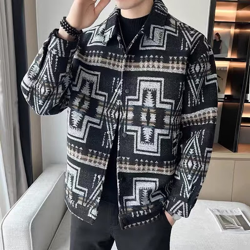 Title 5, Mens Large Size Casual Retro Woolen Coat – Sta...