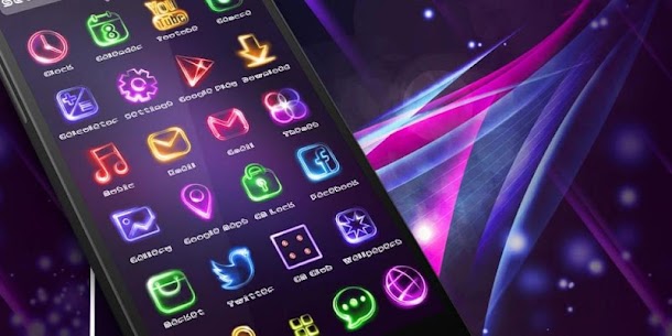 Neon Light Icon Packs Premium (MOD) 5