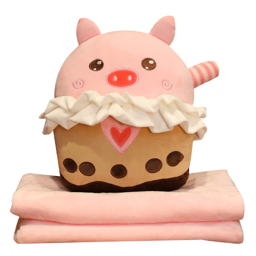 Title 5, Three In One Warm Hand Animal Milk Tea Pillow B...