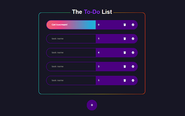 To-Do List chrome extension