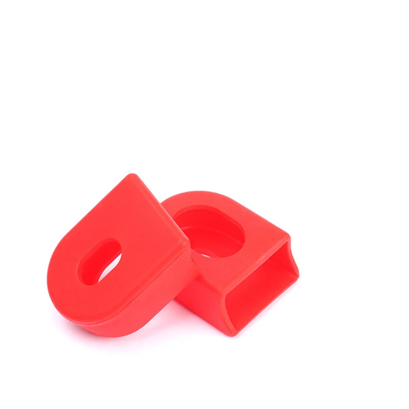 Protector universal de biela de silicona para bicicleta Protege tus bielas de golpes y arañazos. Fácil instalación, duradero y resistente al desgaste.