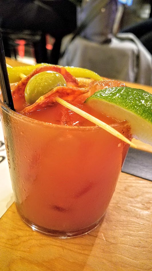 Brunch at Pine Street Market includes Pollo Bravo, offering La Tomatina Mary with Svedka vodka and Pollo Bravo bloody mary mix. You can make it a Maria with Cimarron Blanco Tequila if you'd like.