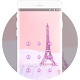 Download Lock theme for pink eiffel tower romance wallpaper For PC Windows and Mac 1.0.2