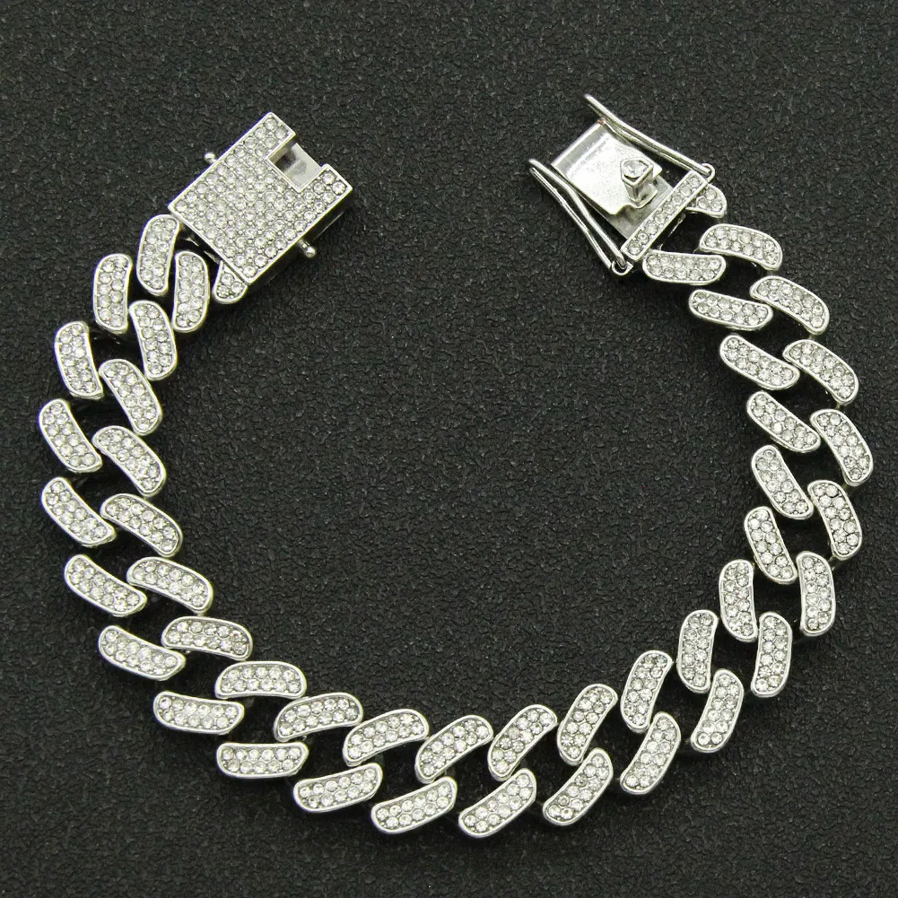 Title 3, Heren Full Diamond Cuban Armband Volledige Diam...