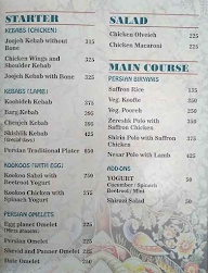 Kafi Cafe menu 2