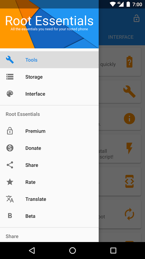    Root Essentials- screenshot  