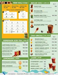 Chaayos Chai+Snacks=Relax menu 1