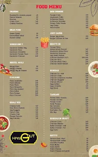 Hangout The Gaming Lounge menu 2