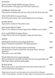 The Spice Route (The Imperial) menu 7