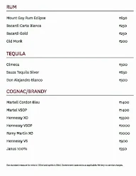 B'Lore 45 The Bar - Courtyard By Marriott menu 4