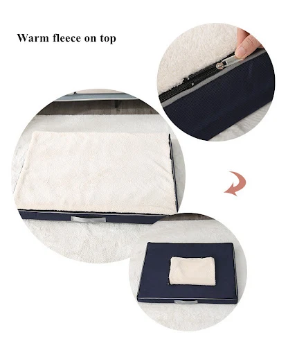 Waterproof Dog Bed Mat Thicken Cat Beds for Small Large Dogs Memory Foam Mattress Washable Puppy Cushion Claming Pet Sle