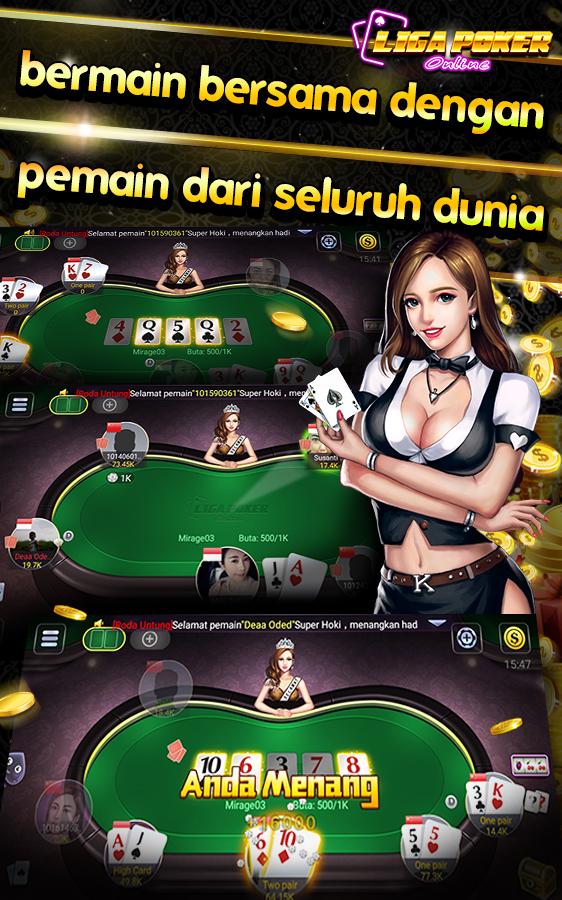 Liga Texas Holdem Poker Online Screen 3