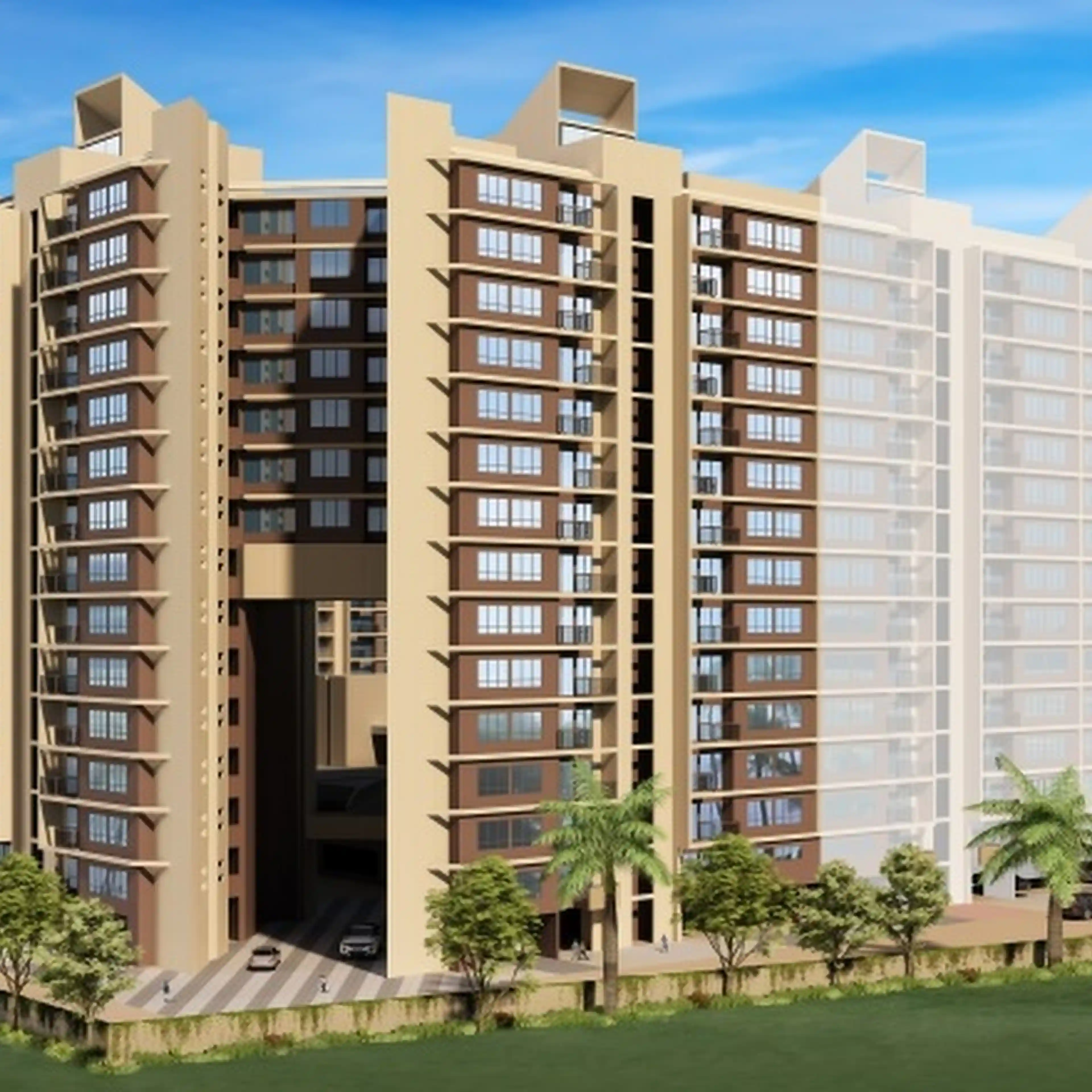 Kumar Palmspring Towers-elevation-0