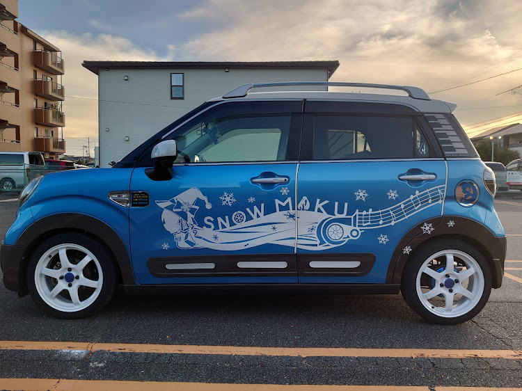 キャストアクティバのTE37sonic・ADVAN FLEVA・初音ミク・ダイハツ・CUSCO Street ZERO Aに関するカスタム事例の投稿画像2枚目