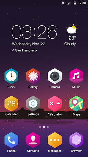 Honeycomb Hola Launcher Theme