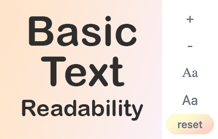 Basic Font Readability small promo image