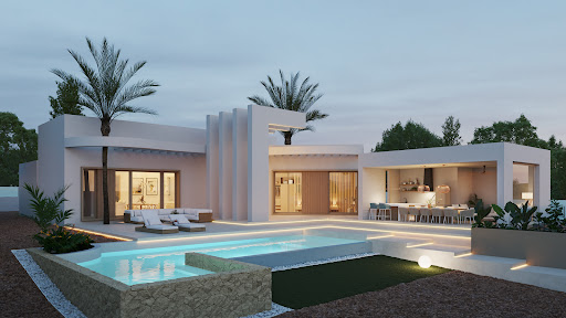 Villa with pool and garden 1