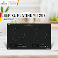 Bếp Điện Từ Đôi Kieler Kl - Platinum T207 Mặt Kính Euro Kieler Platinum, Bếp Điện Từ Nhiều Chức Năng, Cảm Ứng Chống Tràn - Hàng Chính Hãng