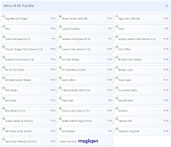 Mr Paratha menu 5