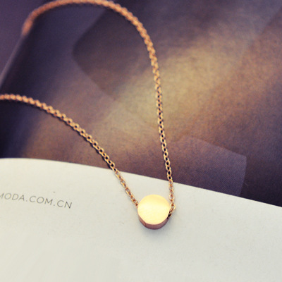 Title 7, Rose Gold Clavicle Chain