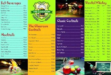 The Classroom menu 