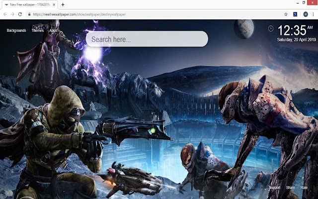 destiny wallpaper HD new tabs