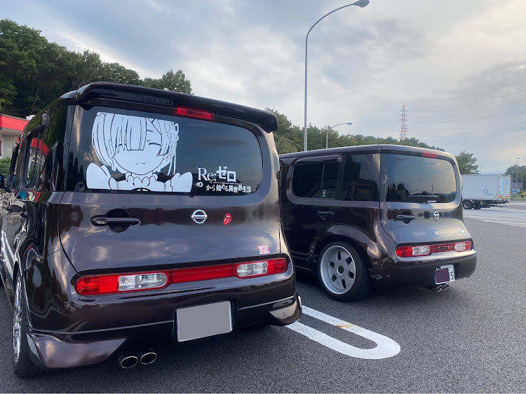 キューブのコラボ・痛車・リゼロ・最後のコラボ・サービスエリアに関するカスタム事例の投稿画像7枚目