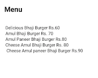 Shankar Bhaji Burger menu 1