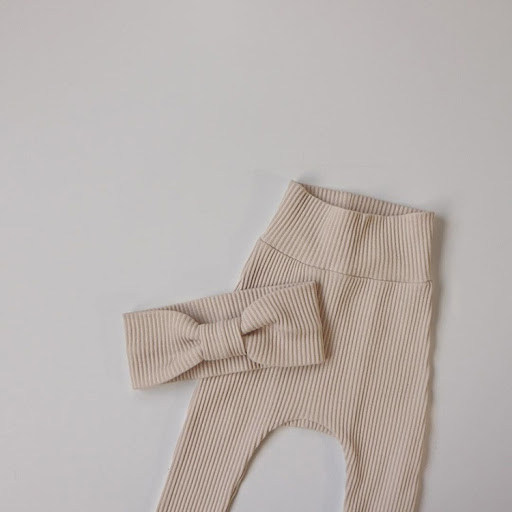 Title 2, Girls Solid Color High-waisted Leggings Trouser...