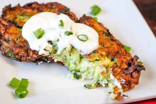 Creamy Zucchini Pancakes