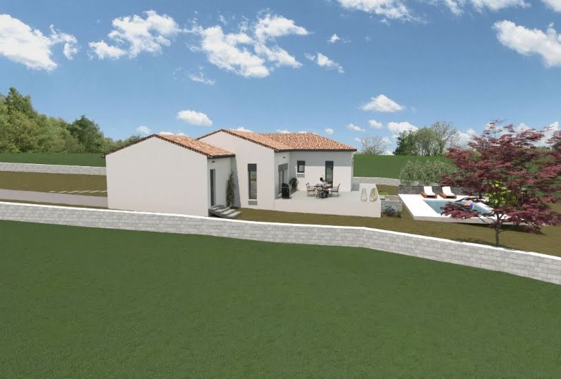  Vente Terrain + Maison - Terrain : 950m² - Maison : 100m² à Bagnols-sur-Cèze (30200) 