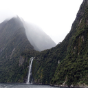 High mountains and lakes