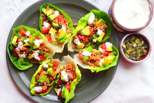 Turkey Lettuce Boats