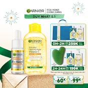 Bộ Đôi Tinh Chất Sáng Da Garnier Bright Complete Booster Serum 15Ml & Nước Tẩy Trang Garnier Micellar Water 125Ml