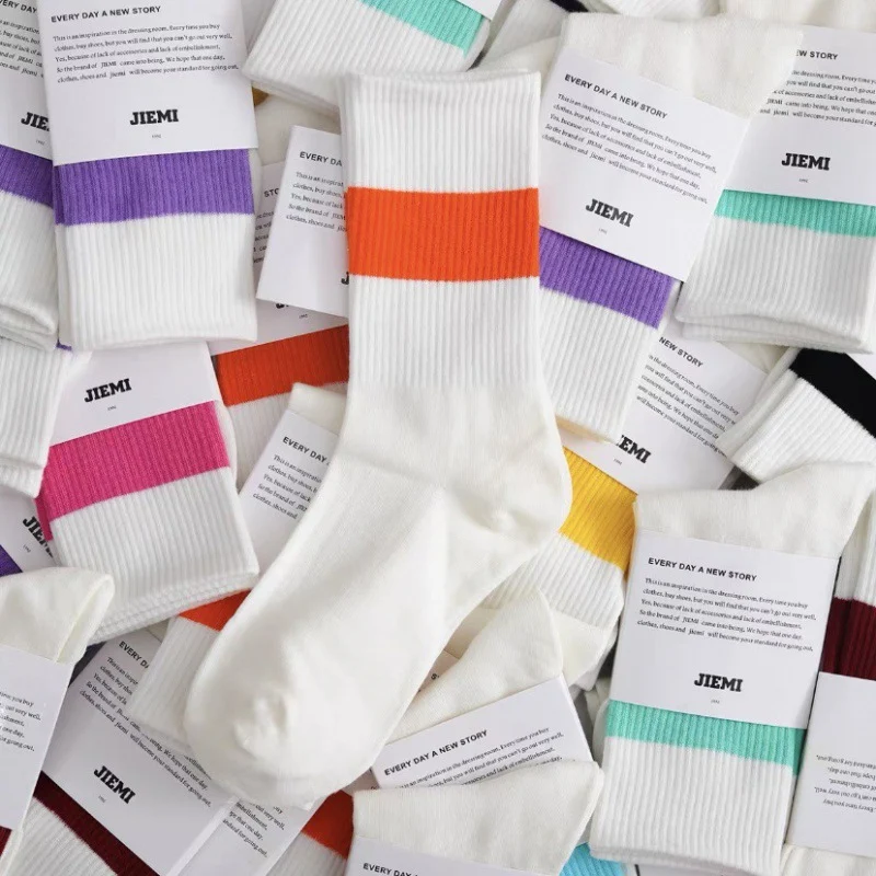 Title 4, Herren und Damen Baumwoll Socken mit Kontrastfa...