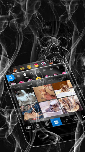 Screenshot Skullgrimreaper Keyboard Theme