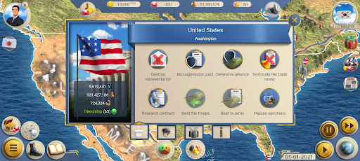 Screenshot MA 2 – President Simulator