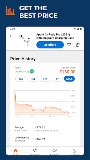 Screenshot idealo: Price Comparison App