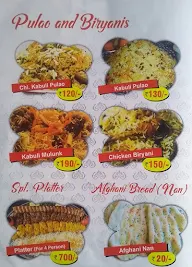 Afghan Darbar menu 3