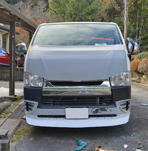 ハイエース のハイエース好きな人と繋がりたい ワンオフ Frp チンスポに関するカスタム メンテナンスの投稿画像 車のカスタム情報はcartune