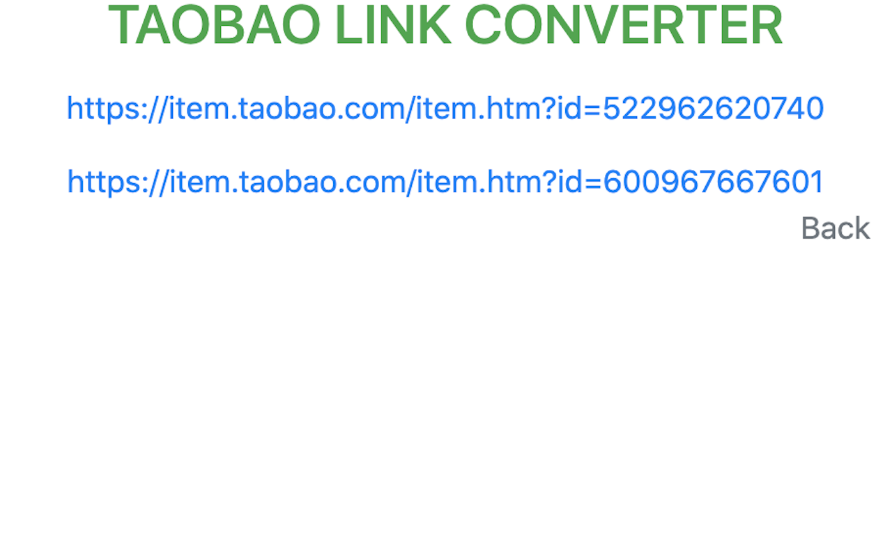 Taobao Link Converter Preview image 1