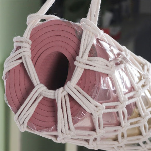 Title 10, Portable Hand-Woven Yoga Mat Tassel Storage Bag...