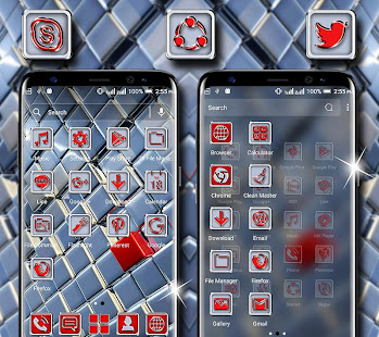 3D Sliver Square Launcher Theme(圖5)-速報App