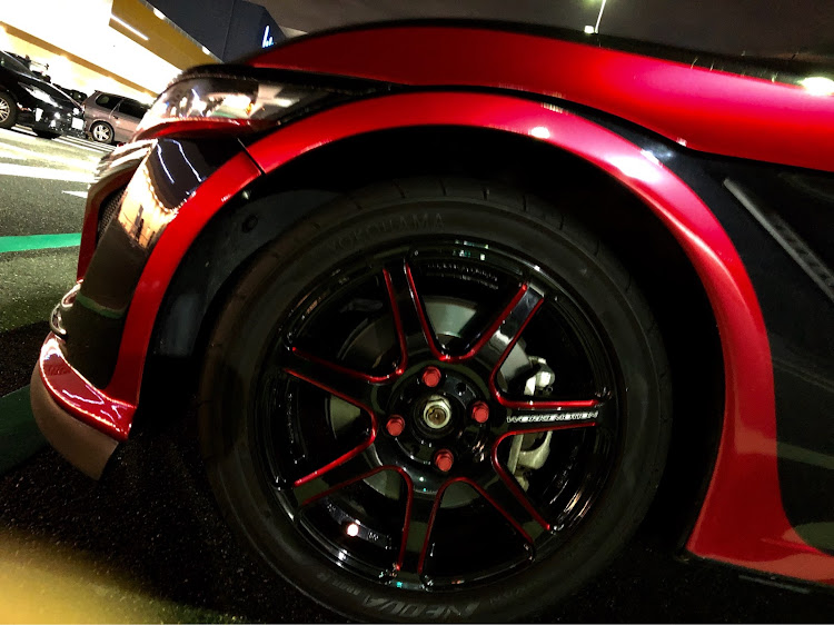 S660のセンターキャップ・Rosso cremisi・真紅の赤・S660に関するカスタム事例の投稿画像2枚目