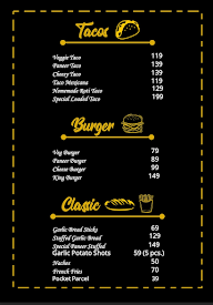 Taco Train menu 1