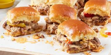 Philly Cheesesteak Sliders Are the MVP on Game Day