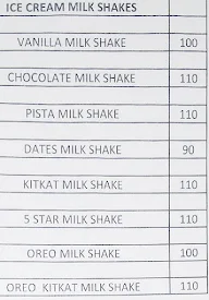 Sri Sai Juice And Icecream Shop menu 4