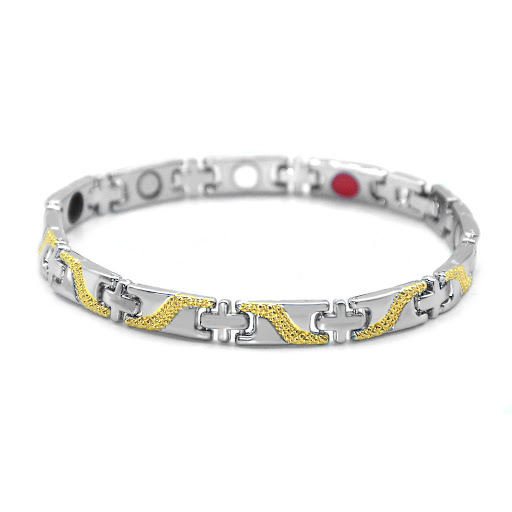 Title 1, Longrui Cross Dragon Pattern Bracelet. A stylis...