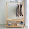 Giá Treo Quần Áo Đồ Lắp Ráp Thông Minh Nội Thất Lắp Ráp Decor Phòng Ngủ Kệ Gỗ A Hanger 2Fl - Ochu